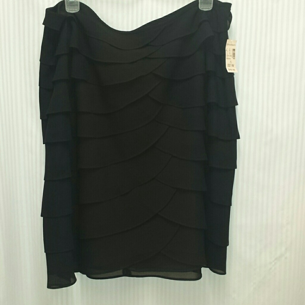 Black tulip skirt